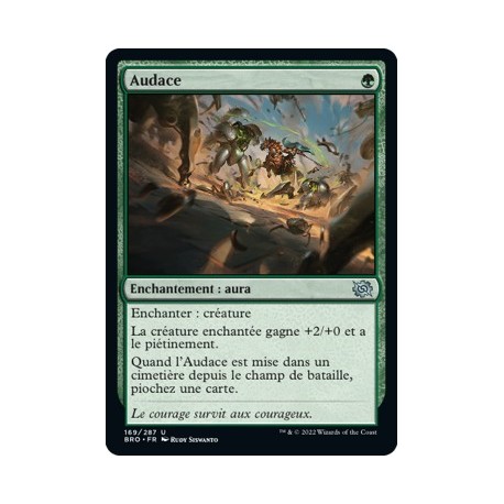 (FOIL) Vert - Audace (U) [BRO]