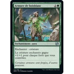 (FOIL) Vert - Armure de boisblanc (U) [BRO]