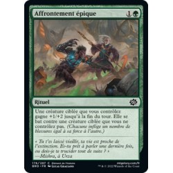 (FOIL) Vert - Affrontement épique (C) [BRO]