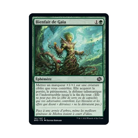 (FOIL) Vert - Bienfait de Gaia (C) [BRO]