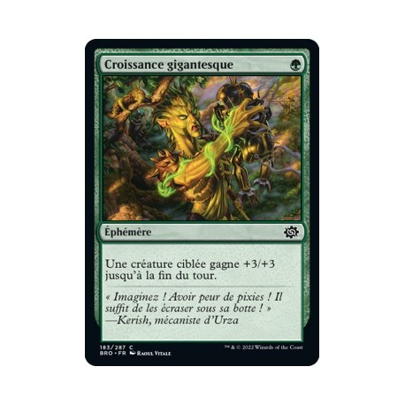 (FOIL) Vert - Croissance gigantesque (C) [BRO]