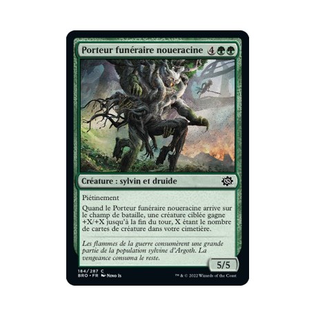 (FOIL) Vert - Porteur funéraire noueracine (C) [BRO]