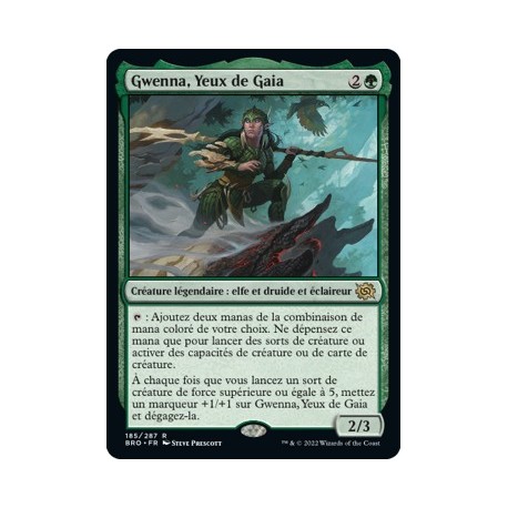(FOIL) Vert - Gwenna, Yeux de Gaia (R) [BRO]