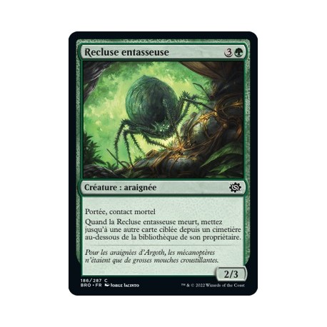 (FOIL) Vert - Recluse entasseuse (C) [BRO]