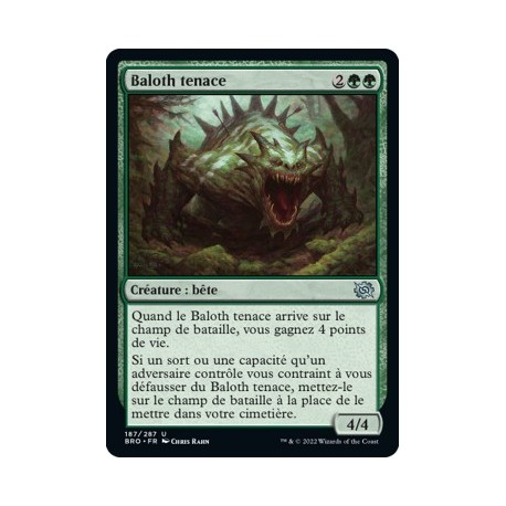 (FOIL) Vert - Baloth tenace (U) [BRO]