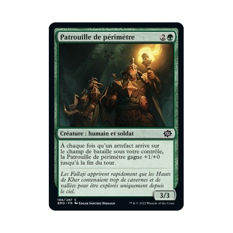 (FOIL) Vert - Patrouille de périmètre (C) [BRO]
