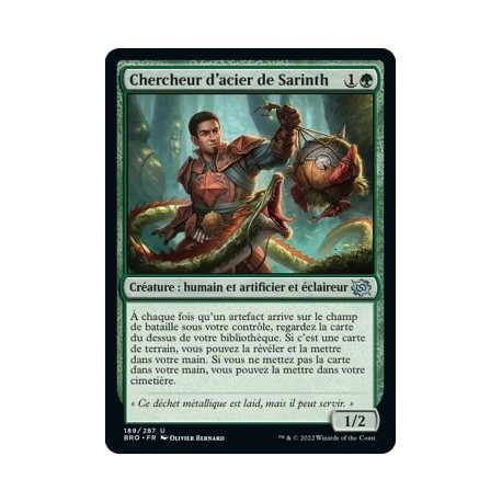 (FOIL) Vert - Chercheur d'acier de Sarinth (U) [BRO]