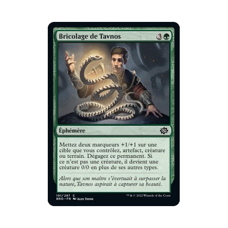 (FOIL) Vert - Bricolage de Tavnos (C) [BRO]