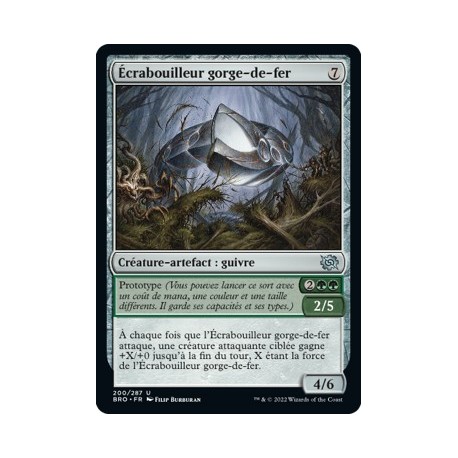 (FOIL) Artefact - Écrabouilleur gorge-de-fer (U) [BRO]