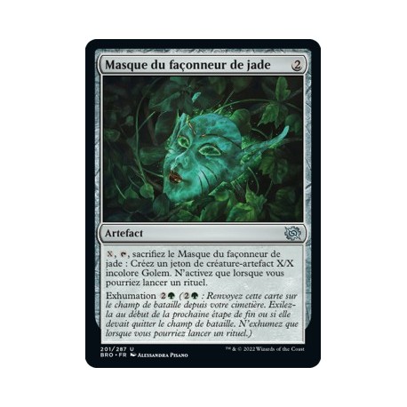 (FOIL) Artefact - Masque du façonneur de jade (U) [BRO]