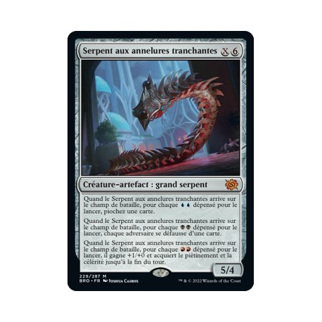 (FOIL) Artefact - Serpent aux annelures tranchantes (M) [BRO]
