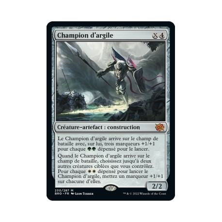 (FOIL) Artefact - Champion d'argile (M) [BRO]