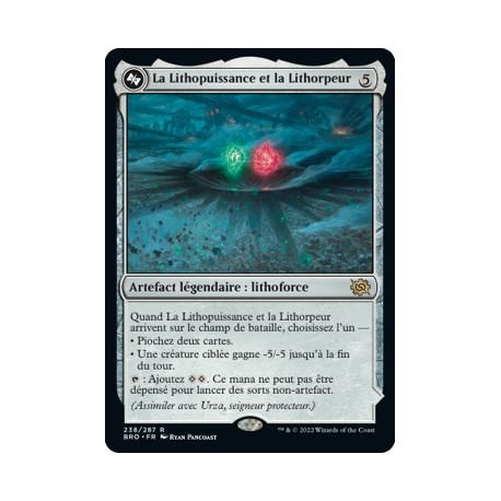 (FOIL) Artefact - La Lithopuissance et la Lithorpeur (R) [BRO]