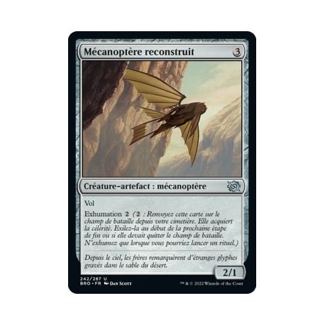 (FOIL) Artefact - Mécanoptère reconstruit (U) [BRO]