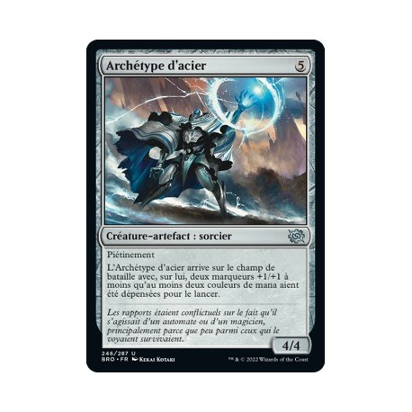 (FOIL) Artefact - Archétype d'acier (U) [BRO]