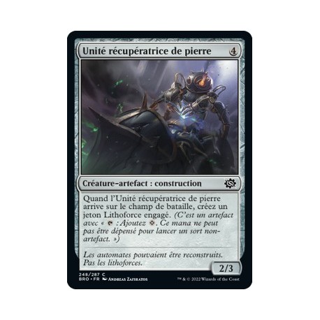 (FOIL) Artefact - Unité récupératrice de pierre (C) [BRO]
