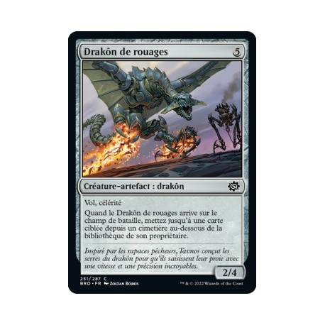 (FOIL) Artefact - Drakôn de rouages (C) [BRO]