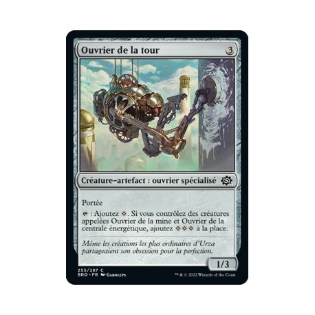 (FOIL) Artefact - Ouvrier de la tour (C) [BRO]