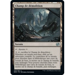 (FOIL) Terrain - Champ de démolition (U) [BRO]