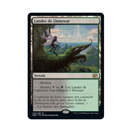 (FOIL) Terrain - Landes de Llanowar (R) [BRO]