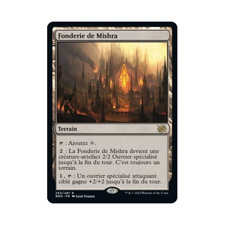 (FOIL) Terrain - Fonderie de Mishra (R) [BRO]