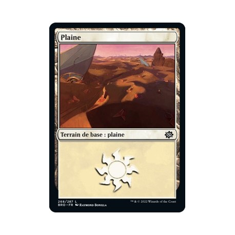 (FOIL) Terrain - Plaine (V3) (L) [BRO]
