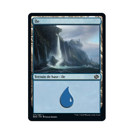 (FOIL) Terrain - Île (V4) (L) [BRO]