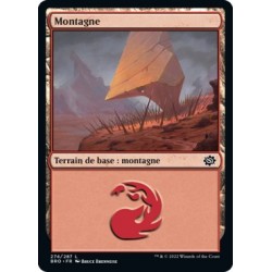 (FOIL) Terrain - Montagne (V3) (L) [BRO]