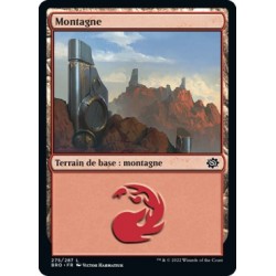 (FOIL) Terrain - Montagne (V4) (L) [BRO]