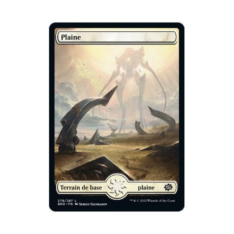 (FOIL) Terrain - Plaine (V1) (L) [BRO]