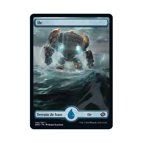 (FOIL) Terrain - Île (V1) (L) [BRO]