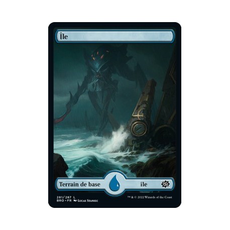 (FOIL) Terrain - Île (V2) (L) [BRO]