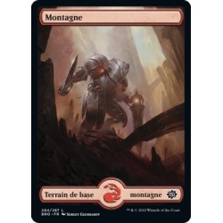 (FOIL) Terrain - Montagne (V1) (L) [BRO]