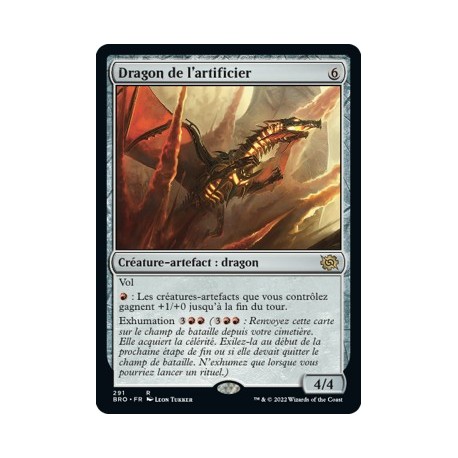 (FOIL) Artefact - Dragon de l'artificier (R) [BRO]