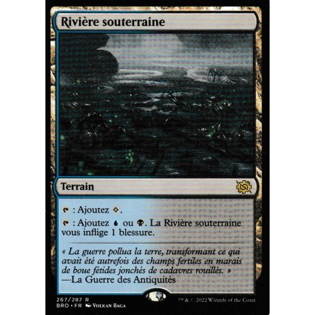 (FOIL) Terrain - Rivière souterraine (R) [BRO]