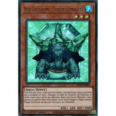 Bête Cristalline : Tortue d'Émeraude (UR) [BLCR]