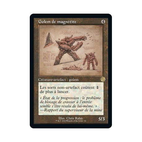 Artefact - Golem de magnétite (V2) (R) [BRR]