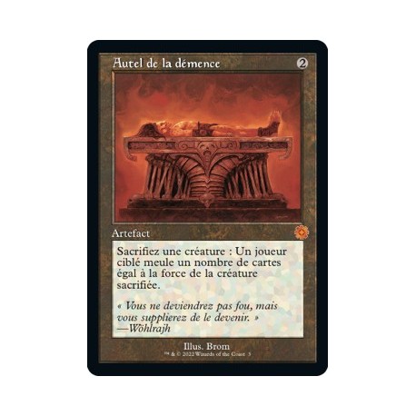 (FOIL) Artefact - Autel de la démence (V1) (M) [BRR]