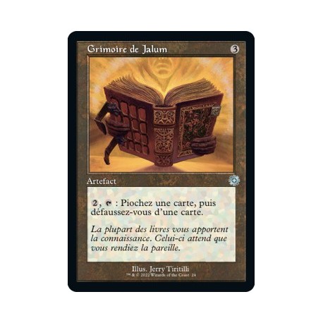 (FOIL) Artefact - Grimoire de Jalum (V1) (U) [BRR]