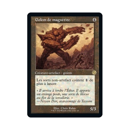(FOIL) Artefact - Golem de magnétite (V1) (R) [BRR]