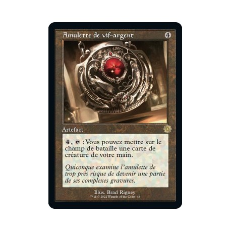 (FOIL) Artefact - Amulette de vif-argent (V1) (R) [BRR]