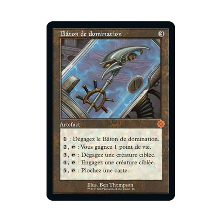 (FOIL) Artefact - Bâton de domination (V1) (M) [BRR]