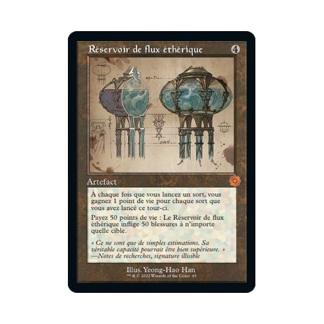 (FOIL) Artefact - Réservoir de flux éthérique (V2) (M) [BRR]
