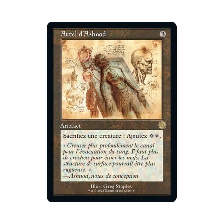 (FOIL) Artefact - Autel d'Ashnod (V2) (R) [BRR]