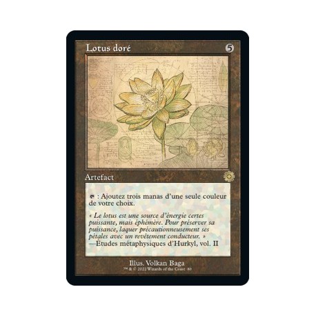 (FOIL) Artefact - Lotus doré (V2) (R) [BRR]