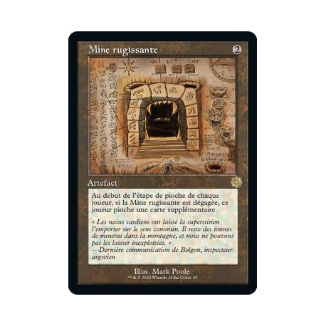 (FOIL) Artefact - Mine rugissante (V2) (R) [BRR]