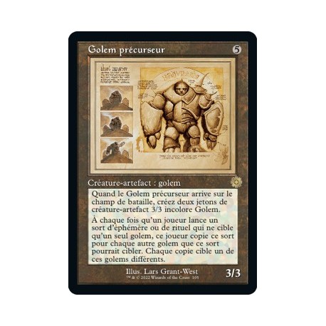 (FOIL) Artefact - Golem précurseur (V2) (R) [BRR]