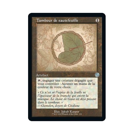 (FOIL) Artefact - Tambour de sautefeuille (V2) (U) [BRR]
