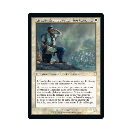 (FOIL) Blanc - Érudit des nouveaux horizons (R) [BRC]