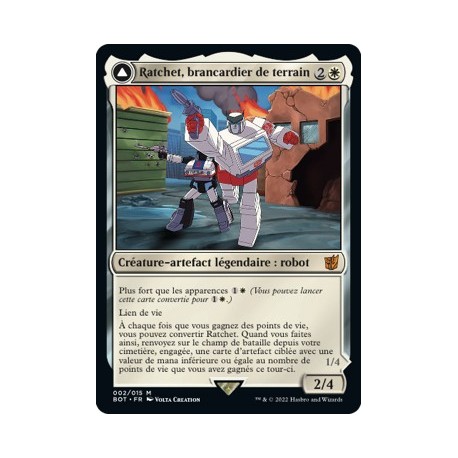 (FOIL) Blanc - Ratchet, brancardier de terrain (M) [BOT]